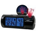 La Crosse Technology La Crosse 7.1 in. Black Projection Alarm Clock Digital Plug-In 616-143